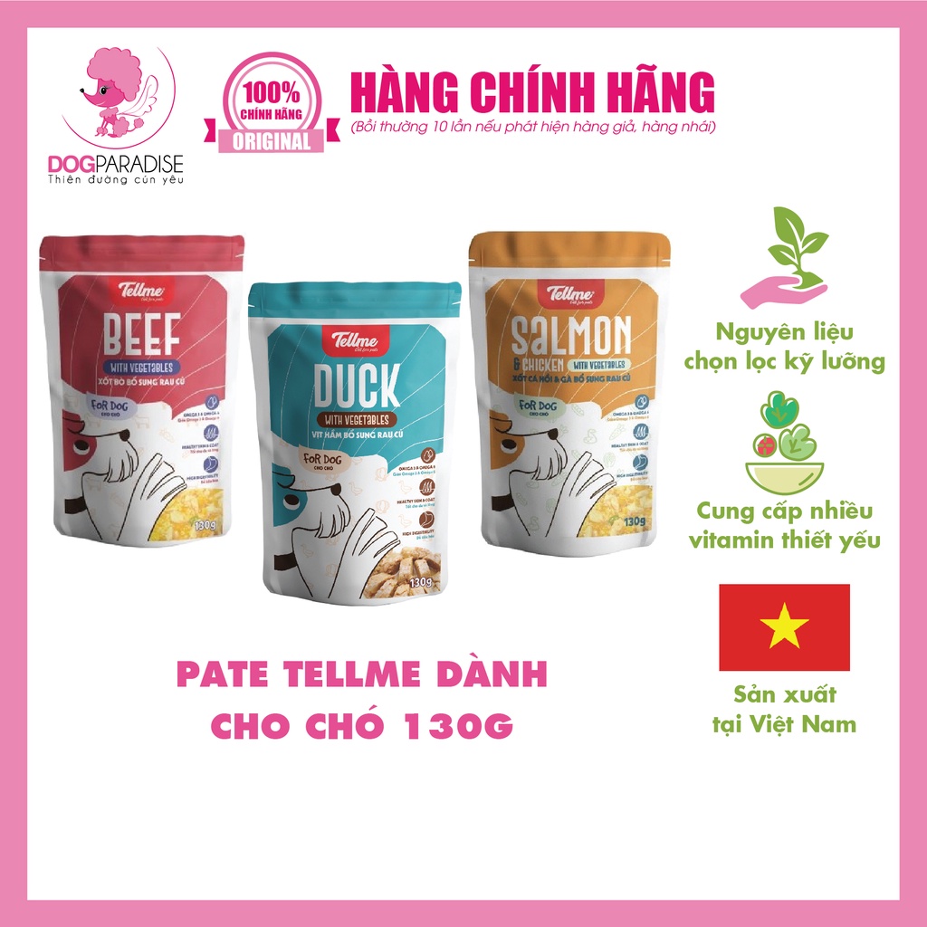 Pate TELLME dành cho chó 130g - Dogparadise