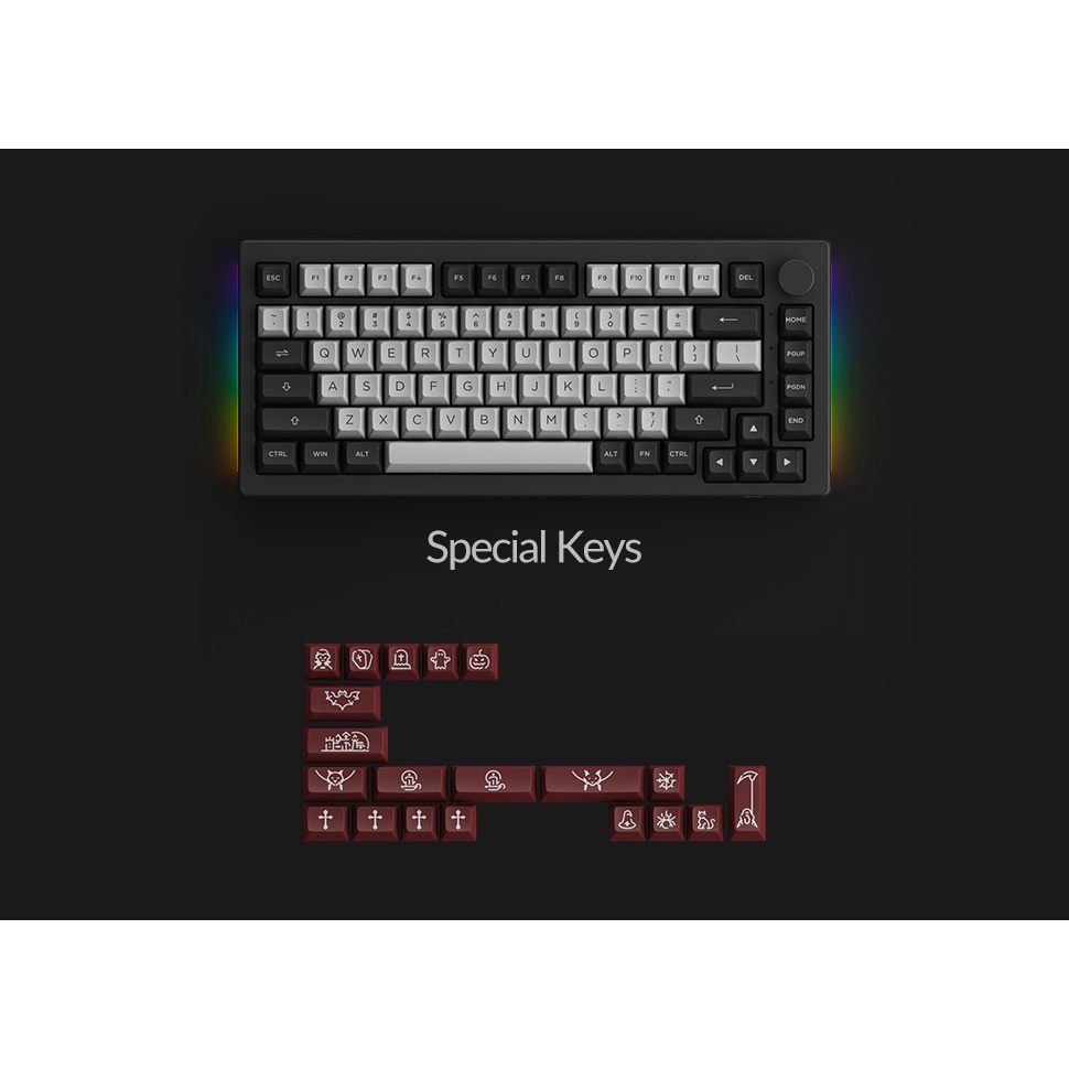 Bàn phím AKKO 5075B Plus Dracula Caslte_Mới, hàng chính hãng