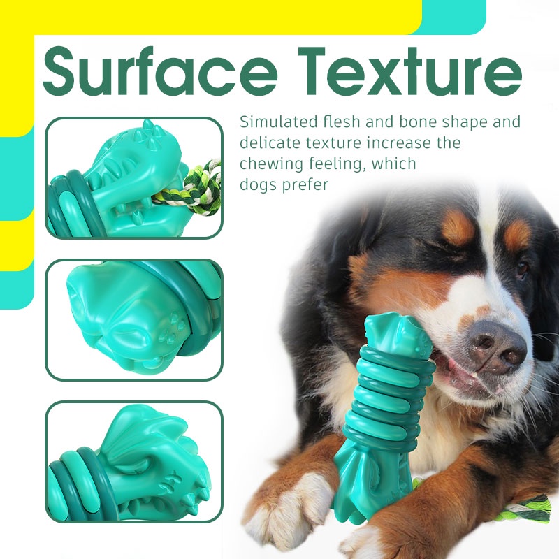HamshMoc Đồ Chơi Nhai Gặm Tương Tác Bằng Cao Su Kích Thước Nhỏ Vừa / Lớn Siêu Bền Cho Cún Cưng