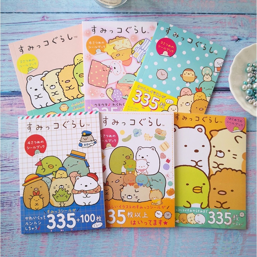 Set 335 Miếng Sticker Bóc Dán Trang Trí Nhật Ký Họa Tiết Hoạt molang (16 trang)