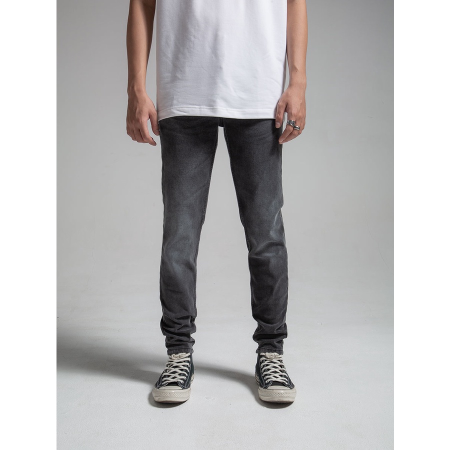 Quần Jeans The Denimaniac dáng ôm sát màu Dark Grey SS23 - 819 Skinny Fit