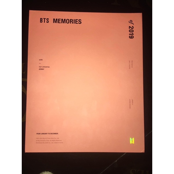 Album ảnh BTS MEMORIES 2019