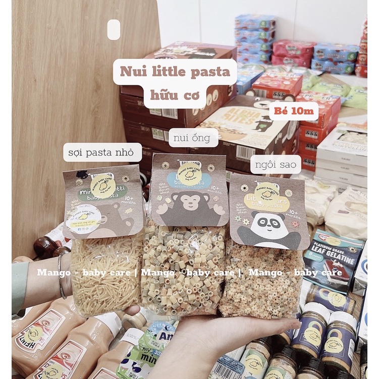 nui little pasta hữu cơ cho bé 10m - hàng đi air