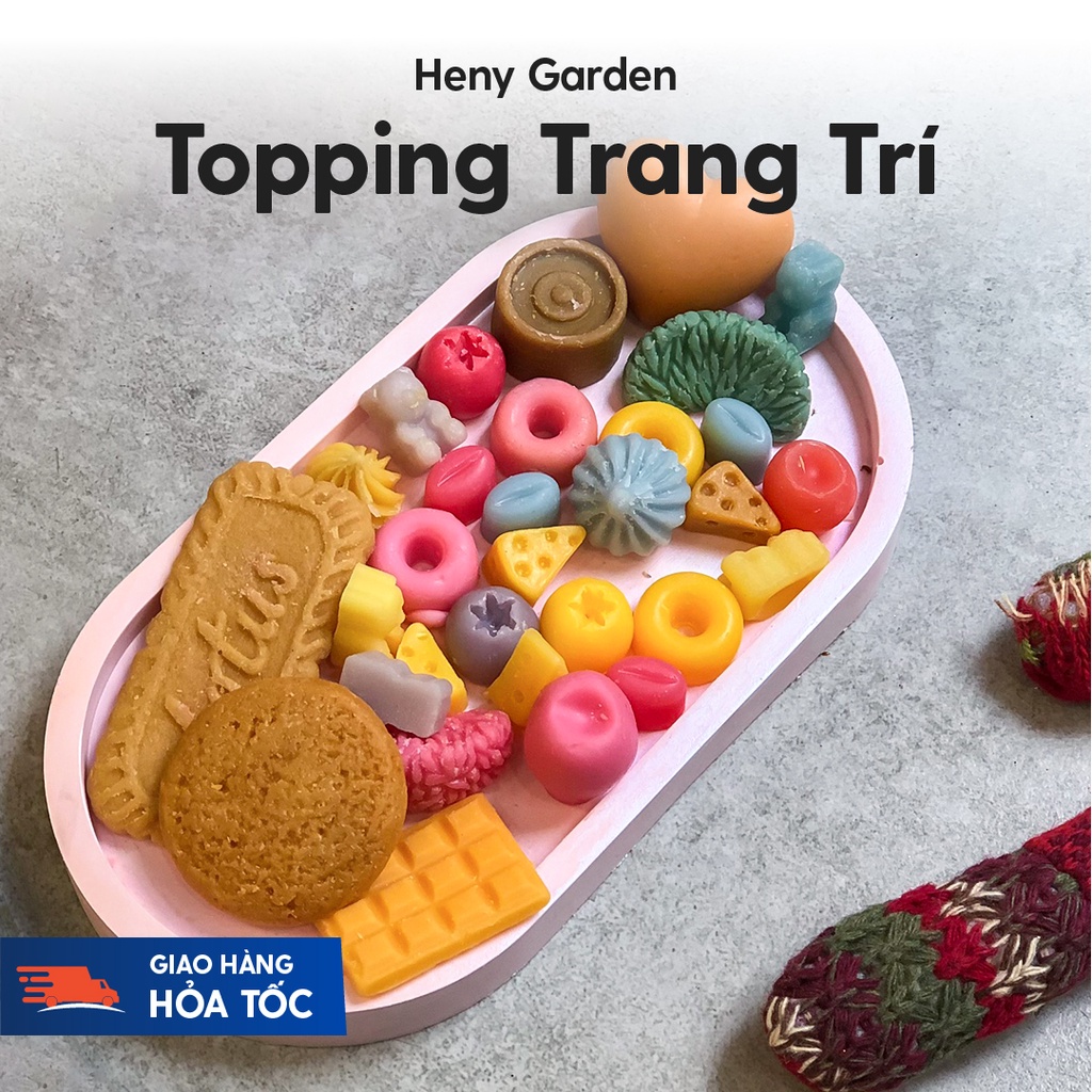 Topping Trang Trí Nến Thơm, Sáp Thơm Tự Làm HENY GARDEN