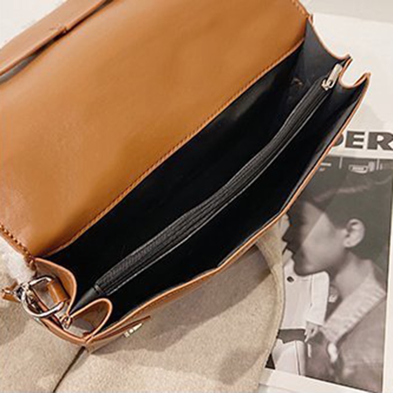 Túi Đeo Chéo Bằng Len Lông Cừu Hình Vuông Nhỏ Nhắn Phong Cách Hàn Quốc Dành Cho Nữ