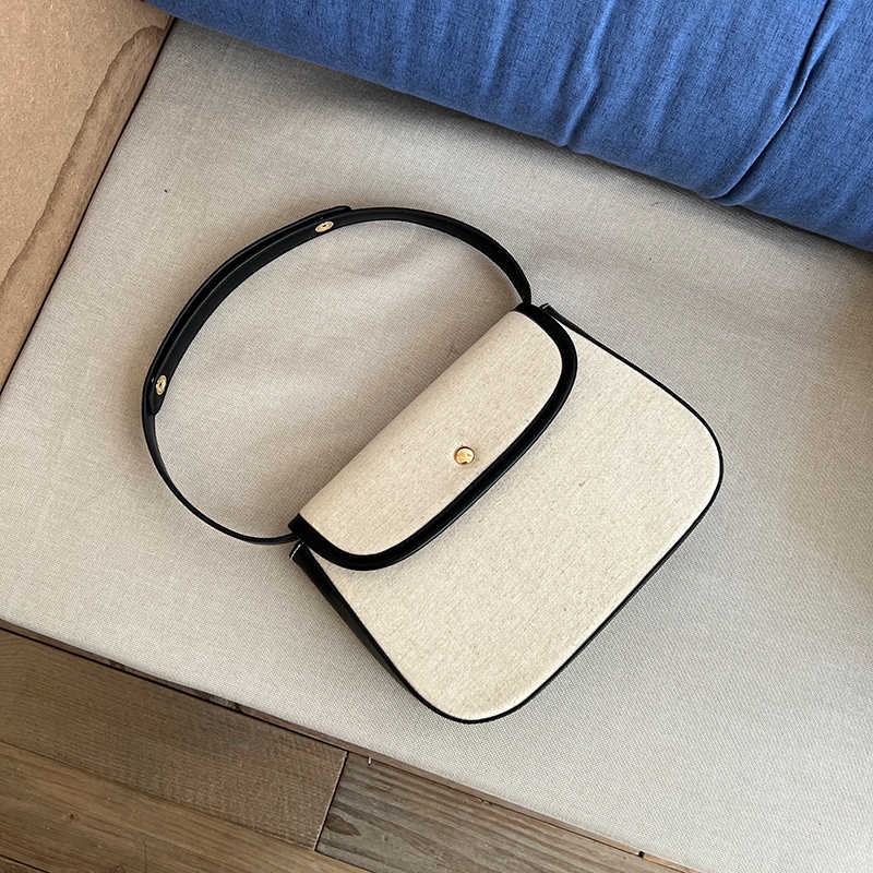 Túi Đeo Chéo Vai Bằng Vải Thời Trang Dễ Phối Đồ Cho Nữ