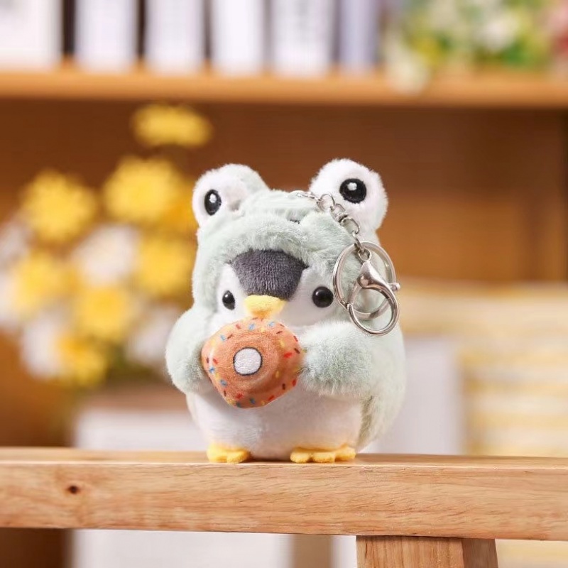 Móc Khóa Hình Chim Cánh Cụt Nhồi Bông Đáng Yêu Thời Trang