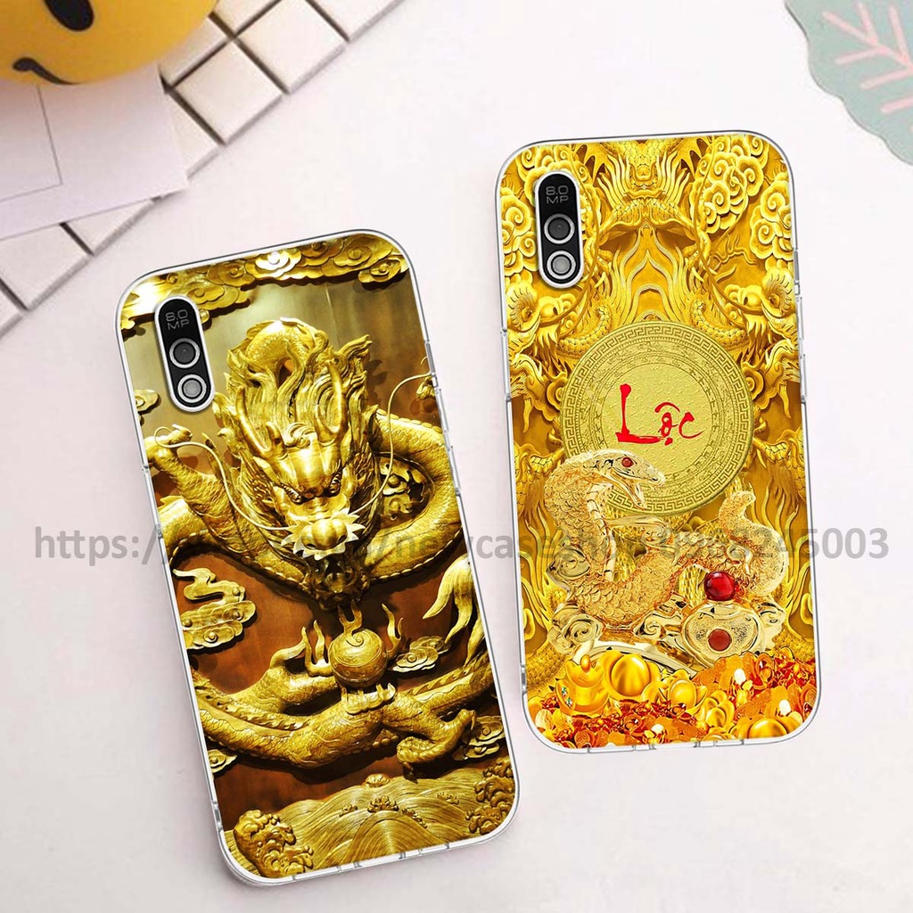 Ốp Vsmart Bee / Bee 3 in hình 12 Con Giáp Tài Lộc 3D