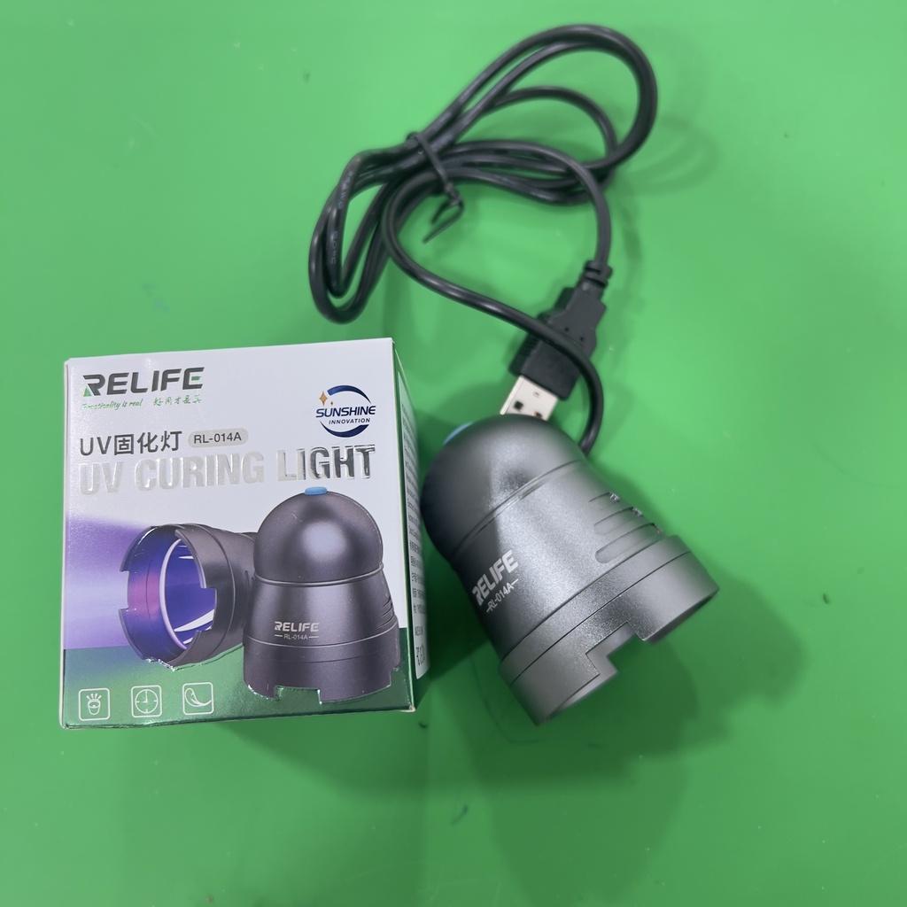 Đèn relife sấy keo uv cổng usb