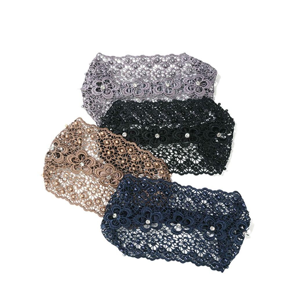 Băng Đô Cài Tóc Phối Ren Hoa Thời Trang Dành Cho Nữ