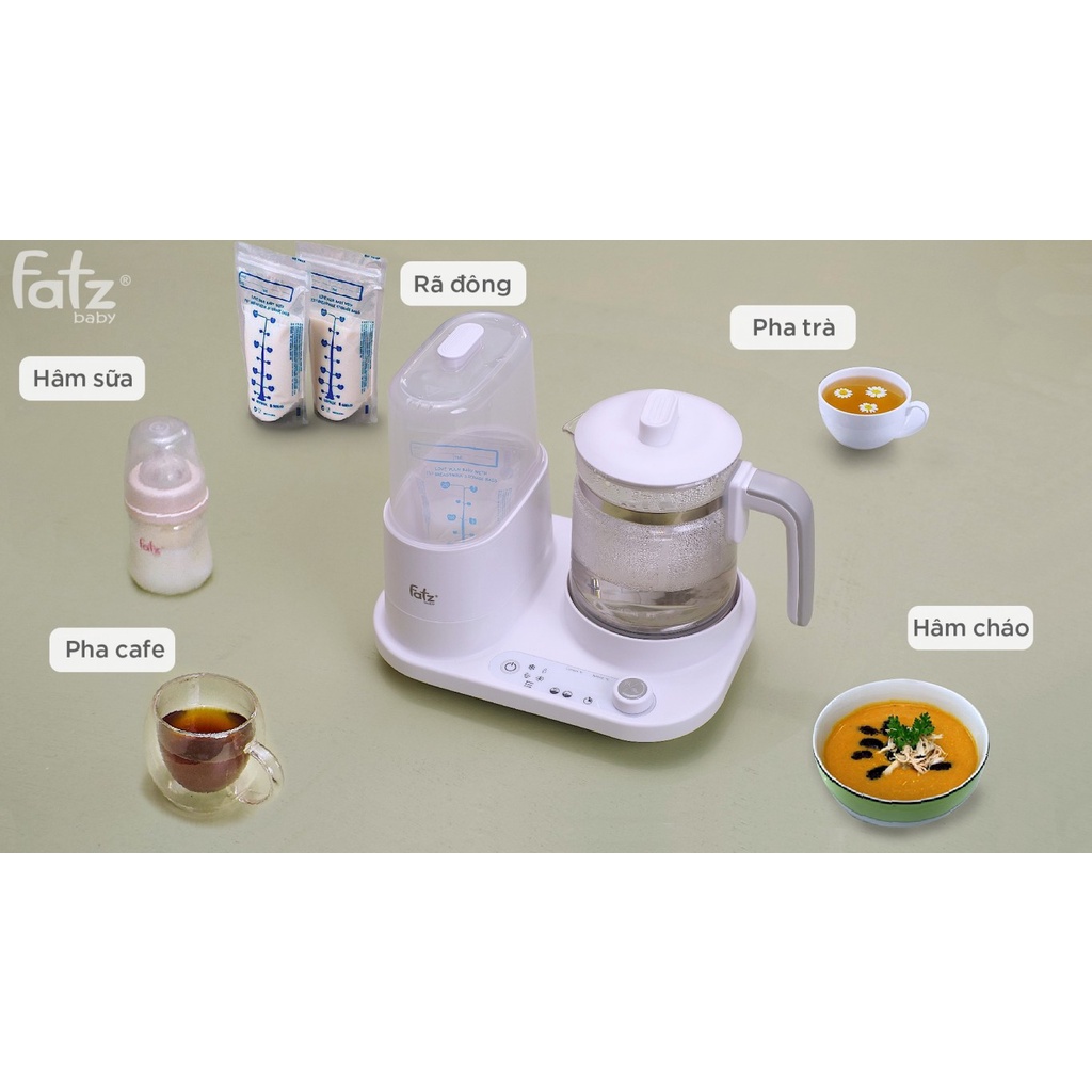 Máy tiệt trùng hâm sữa đa năng điện tử (ALL IN ONE) FATZBABY - MULTIMAX 5 - FB9201TN