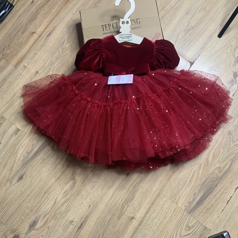 𝐀𝐒𝐓𝐄𝐑- Đầm Công Chúa Thiết Kế Cho Bé Gái by Tep Clothing- Hình Thật