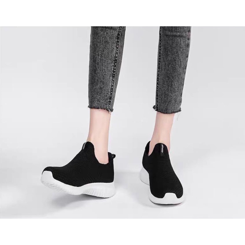 Giày thể thao không dây nữ skecher nhẹ, êm, thời trang