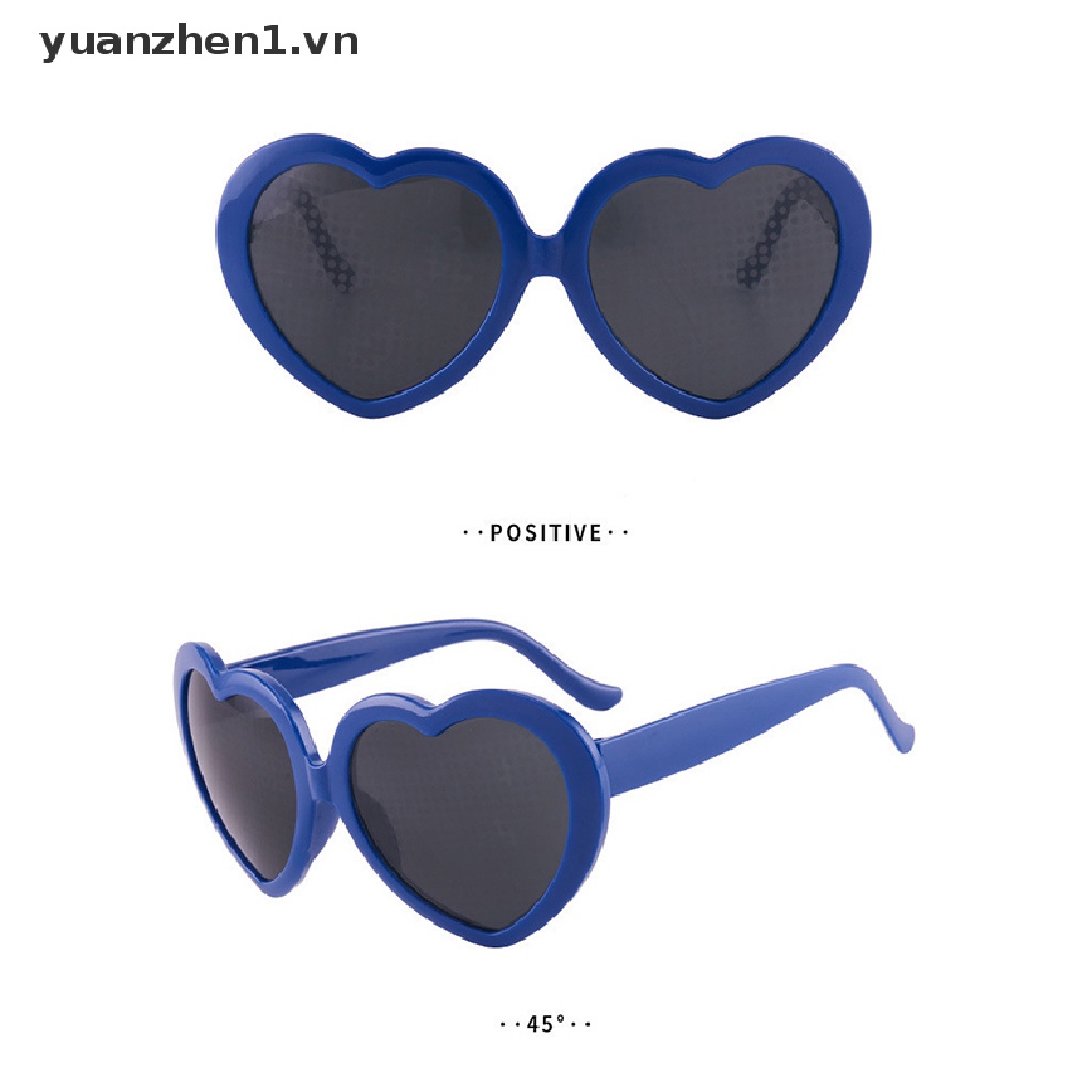 Kính Mát Hình Trái Tim Màu Kẹo Ngọt Thời Trang