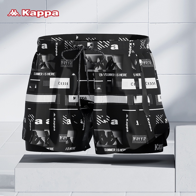 [2023 Mới] Quần Short Đi Bơi KAPPA Khô Nhanh Có Dây Rút Cho Nam