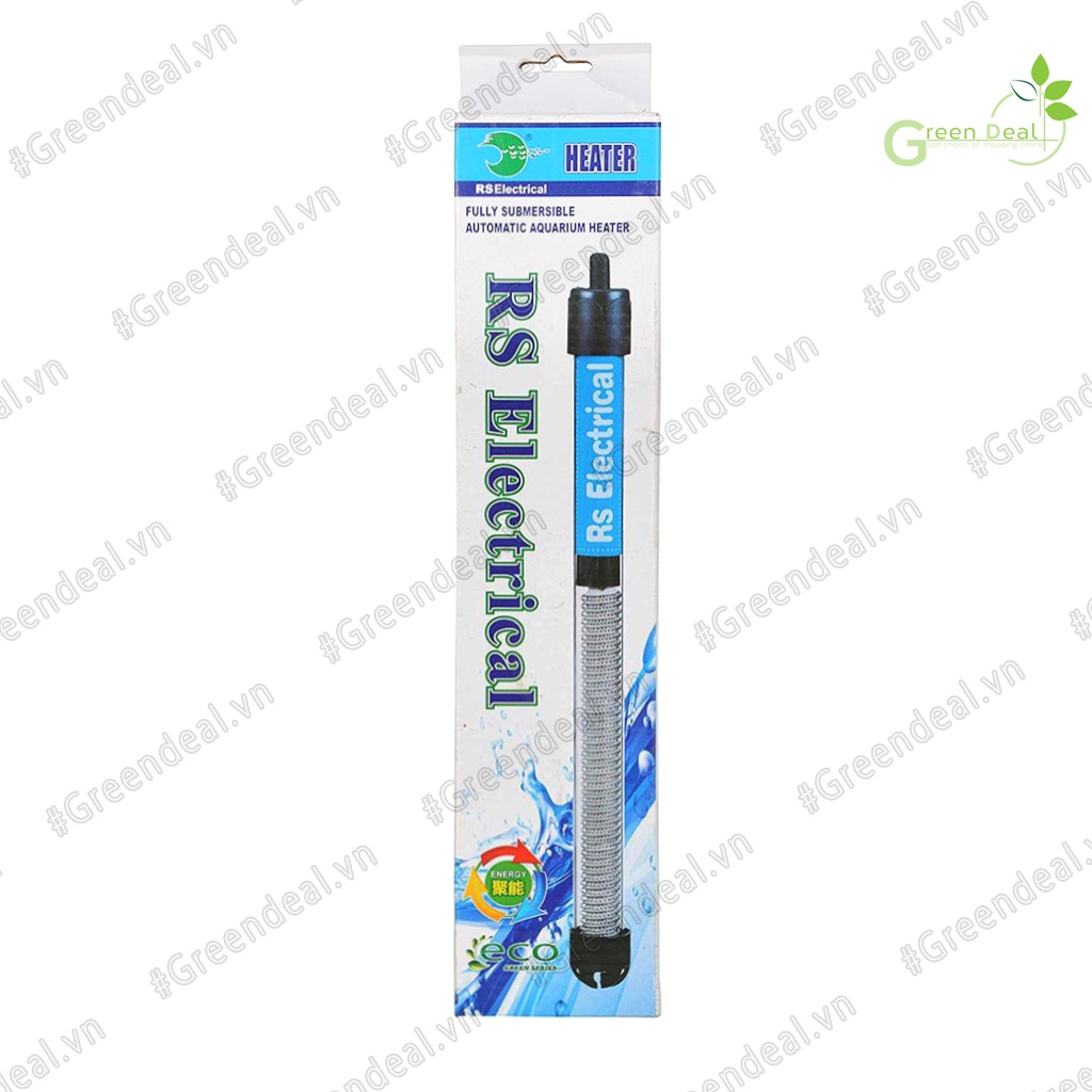 RS ELECTRICAL - Heater 100W (RS-208B) | Que sưởi ấm nước hồ cá cảnh thủy sinh, hồ cá biển