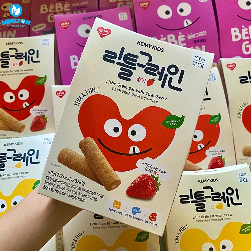 Bánh Ăn Dặm Ngũ Cốc Kemy Kids Gói 40g Cho Bé Từ 8 Tháng
