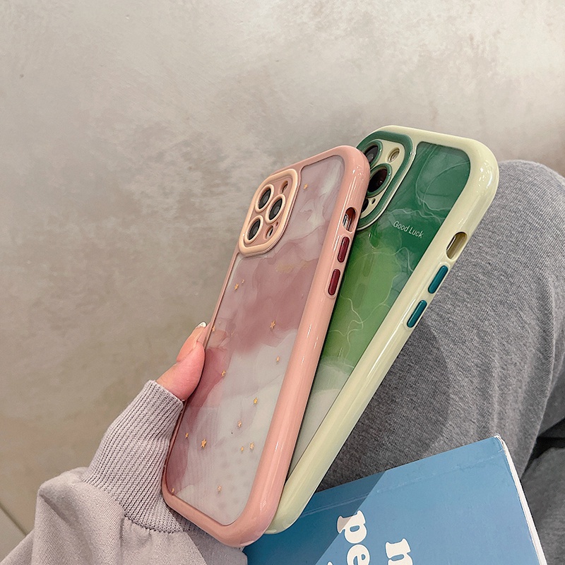 Ốp Điện Thoại Cứng Chống Sốc Trong Suốt Cho iPhone 14 13 12 11 Pro Max XS XR X