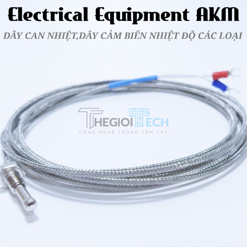 Cảm Biến Nhiệt Độ Can K,Dây Cảm Biến Nhiệt Độ Các Loại - Phi 5-10cm - 3M