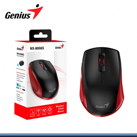 Chuột không dây Silent Genius NX-8006S SIÊU BỀN - CHÍNH HÃNG BẢO HÀNH 12 THÁNG