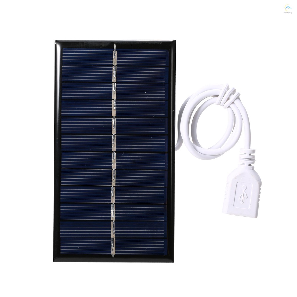 Tấm Pin Năng Lượng Mặt Trời 1W 6V Bằng Polysilicon Silicon Chống Thấm Nước Di Động Tiện Dụng Cho Sạc Dự Phòng / Điện Thoại Di Động