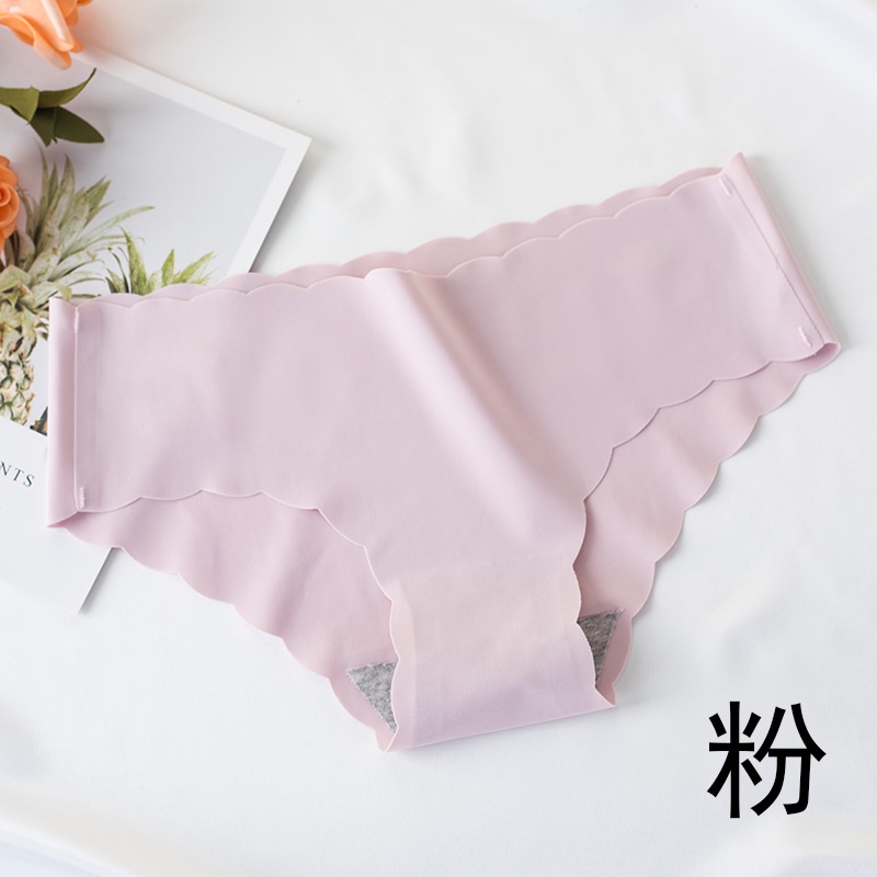 quan lot nu đúc su thun lạnh không đường may KIMCHIBIKINI Quần lót nữ lụa đáy cotton kháng khuẩn sexy cao cấp QL015