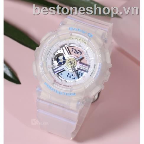 Đồng Hồ G-Shock BABY G BA 110 Màu Trắng Hồng
