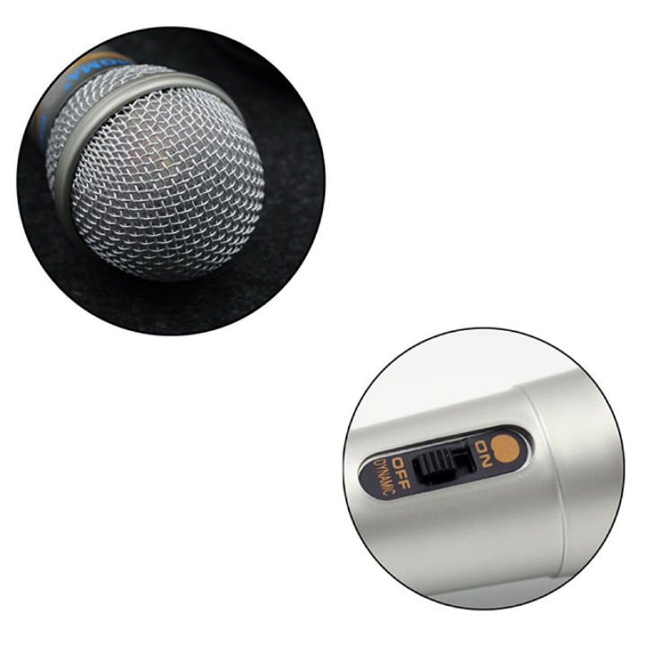 Mic hát karaoke có dây , Micro Karaoke XINGMA AK - 19 có màng lọc âm cho âm thanh tuyệt đỉnh - tương thích mọi dàn kara