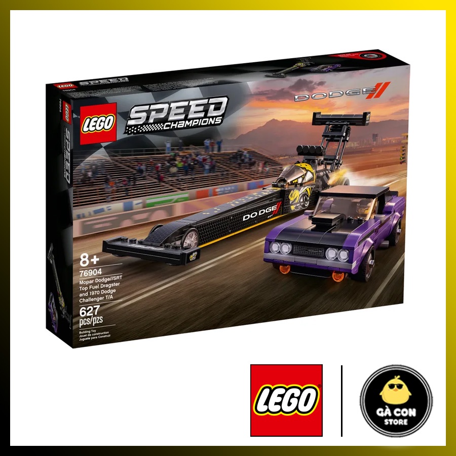 LEGO 76904 Speed Champions Dodge Challenger T/A chính hãng