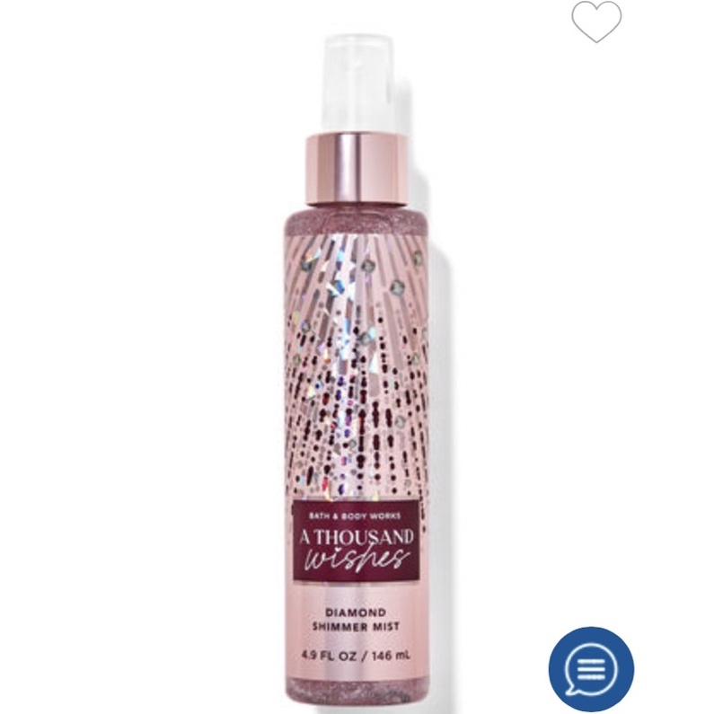 BATH AND BODY WORKS Diamond Shimmer Mist ( nước hoa xịt tòan thân có ánh nhũ)