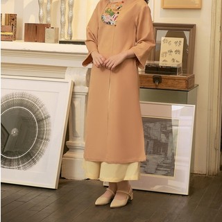 Quần áo dài Freesize (Xanh Navy/Vàng gà con) [Made by Tòhe]