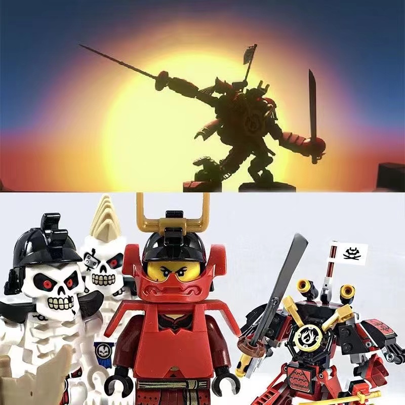 Đồ Chơi Lắp Ráp Rô Bốt Ninja X Samurai Độc Đáo
