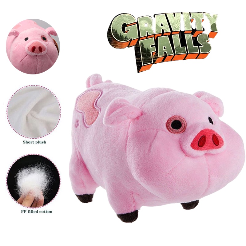 18cm Cute Gravity Falls Waddles Piggy Plush Toys Stuffed Animal Doll Kids Xmas Gift Decors