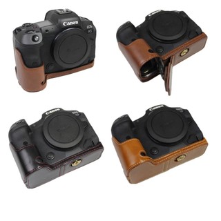 Túi Da Pu Đựng Máy Ảnh Canon EOS R RP R5 R6 M200 M50 M6 G5X 6D Mark II 6D2 G5XM2 M50II M6II