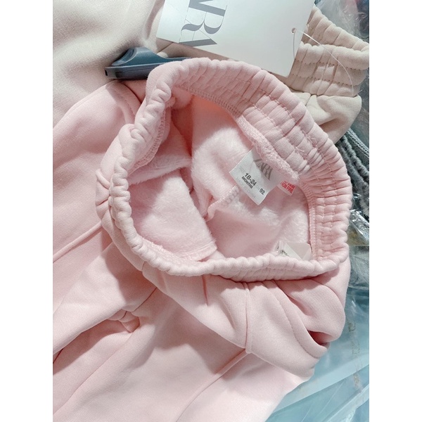 Quần nỉ zara lót lông dư xịn