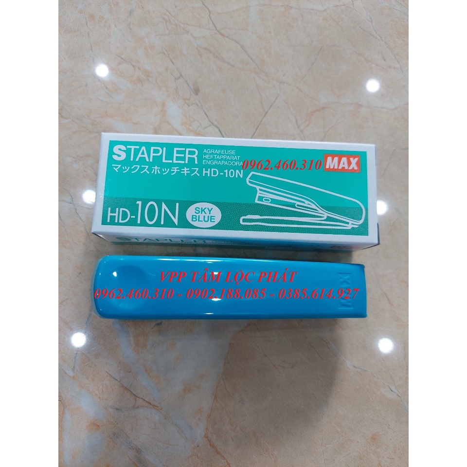 Dập ghim số 10 Max HD-10N tặng kèm đạn ghim, CHÍNH HÃNG