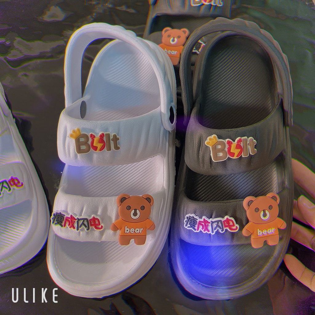 Dép Sandal Nữ, Dép Bánh Mì Có Quai Sau Cho Nữ Phong Cách Siêu Hot Trend Chất Cao Su Siêu Nhẹ(sz 40/41= chân 38/39)