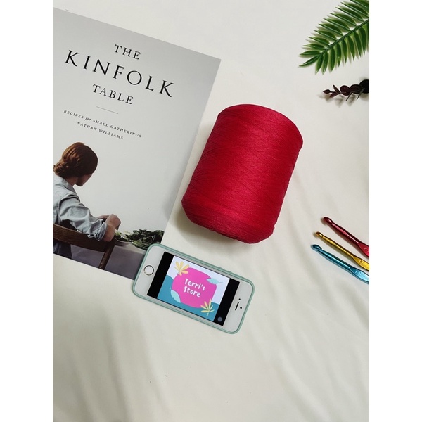 Sợi Rayon 100% Đài - Sợi chập - Cỡ sợi ~ 0.8mm - Sợi mùa hè - Chuyên áo, váy, bikini, áo dài...