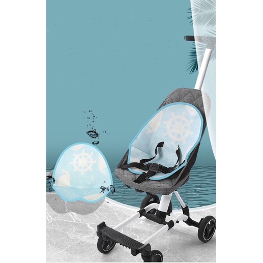 đệm, miếng lót 4 lớp cao cấp xe đẩy baobaohao,v1,v3,v5,v18 chống trượt siêu thoáng