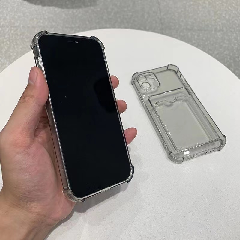 Ốp lưng trong suốt có ví đựng thẻ ảnh cho VIVO V23 5G Y21 Y21s Y21T Y21A Y53s Y33s Y33T Y20g Y20i Y20s Y20 Y17 Y15s Y15a Y15 Y12 Y12s Y12a Y11s Y11s Y11 5G 4G 2022