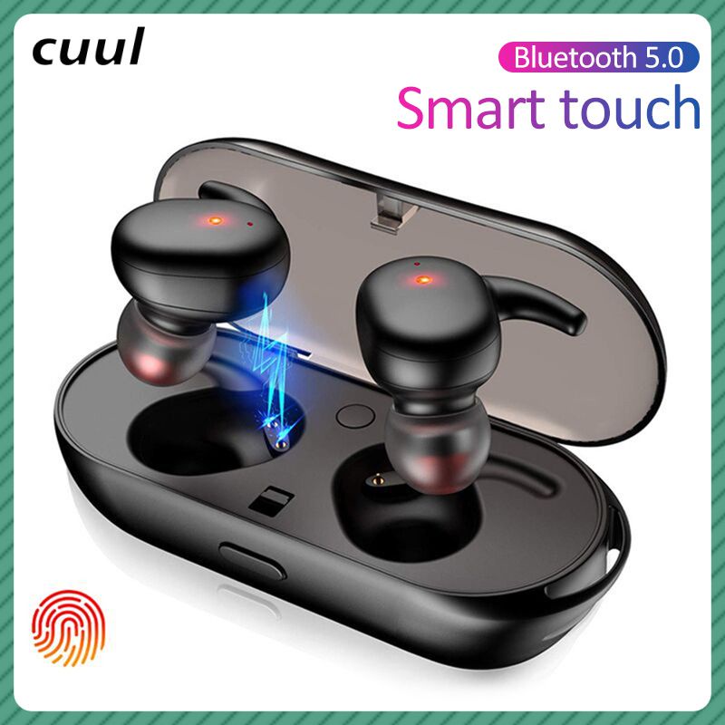 Còn Hàng Tws4 Bluetooth Jerry Cảm Ứng 5.0 Thể Thao Chống Nước Hai Tai Nghe Bluetooth Không Dây Sạc Bin Tai Nghe Cá Tuyết