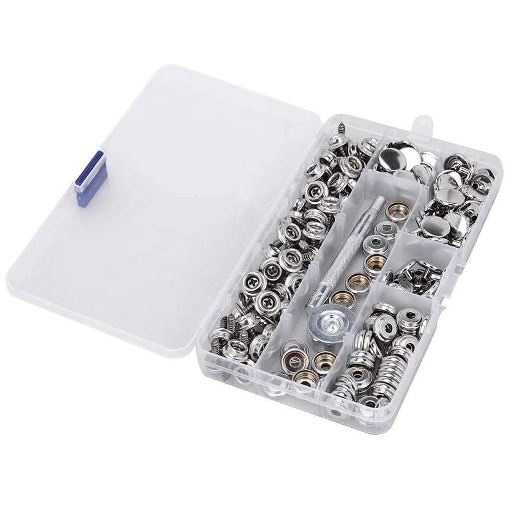 Bộ Phụ Kiện Khóa Dựng Lều Bằng Thép Không Gỉ Kèm Hộp Đựng