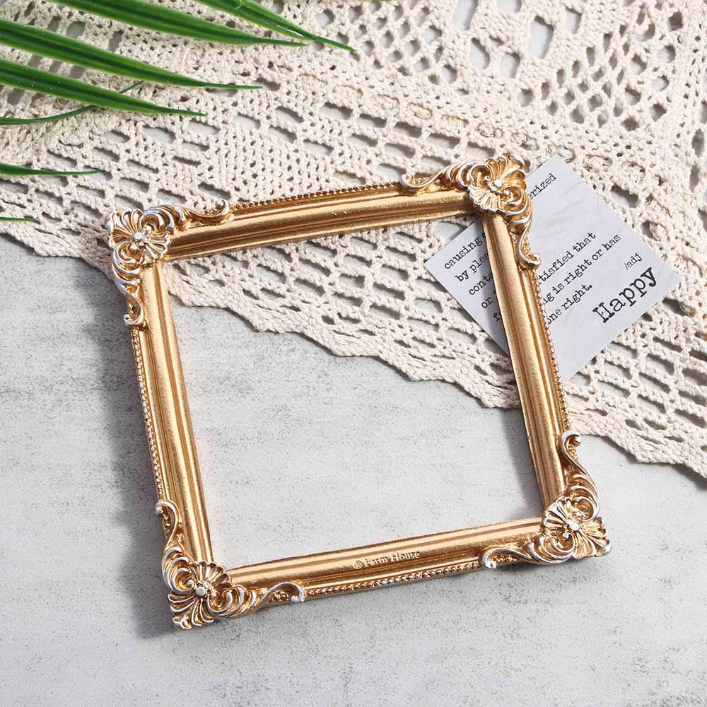 Khung Ảnh Đứng Họa Tiết Dập Nổi Phong Cách Châu Âu Cổ Điển Dùng Trang Trí Nhà Cửa