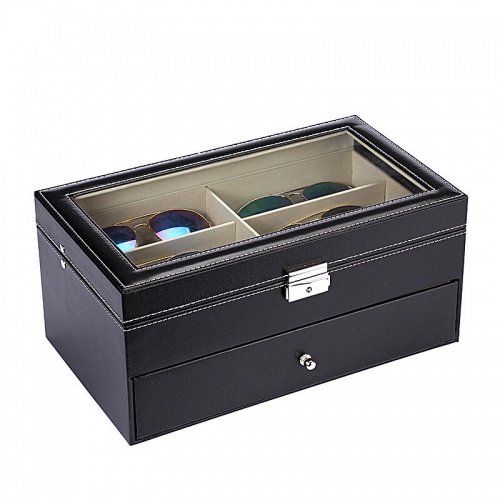 Hộp Đựng Mắt Kính 12 Ngăn 2 Tầng 33.5x19x15.5cm 016