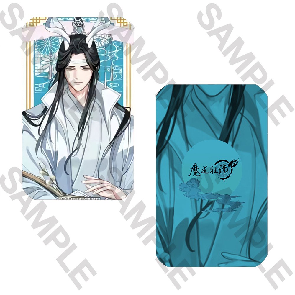 Ảnh card bo góc in hình MA ĐẠO TỔ SƯ ver KHÓI TRẮNG BL manhwa anime chibi thẻ bo viền 5*8cm