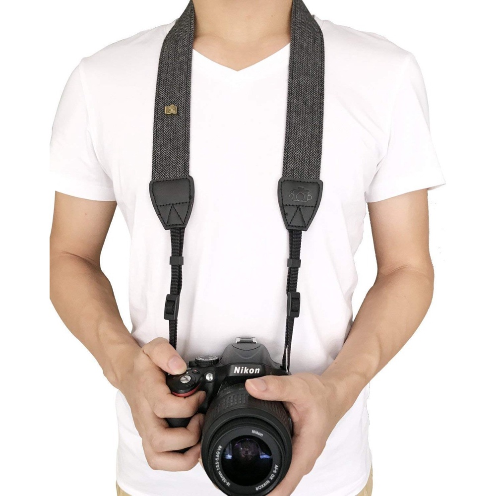 Dây máy ảnh đeo cổ kiểu cổ điển