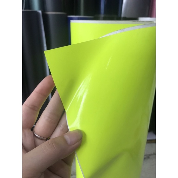 Giấy decal dán xe máy,decal màu xanh nõn chuối 2lớp loại dày trang trí xe máy ,ô tô