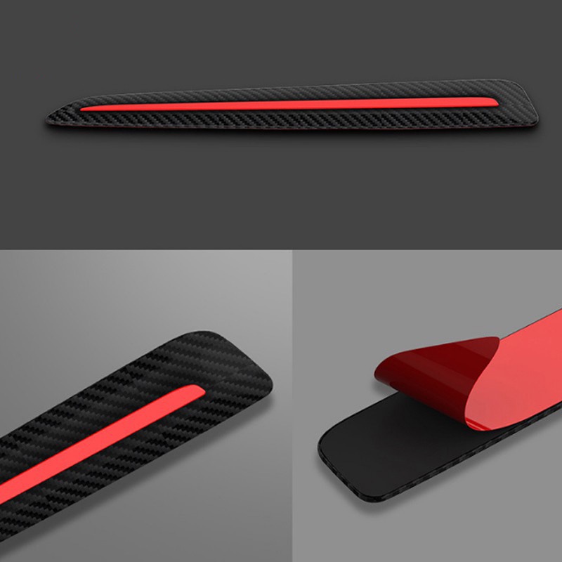 Bộ 2 Miếng Dán Bảo Vệ Góc Xe Hơi Chống Trầy Xước Cho Tấm Cản Trước/Cản Sau