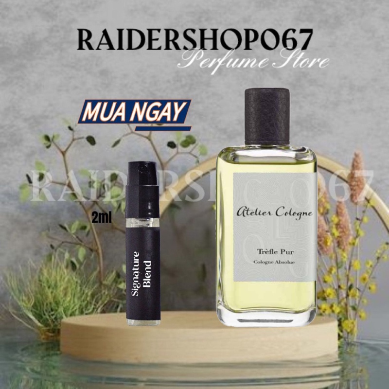 Nước hoa Unisex Atelier Cologne Trefle Pur EDC - 10ML ®️