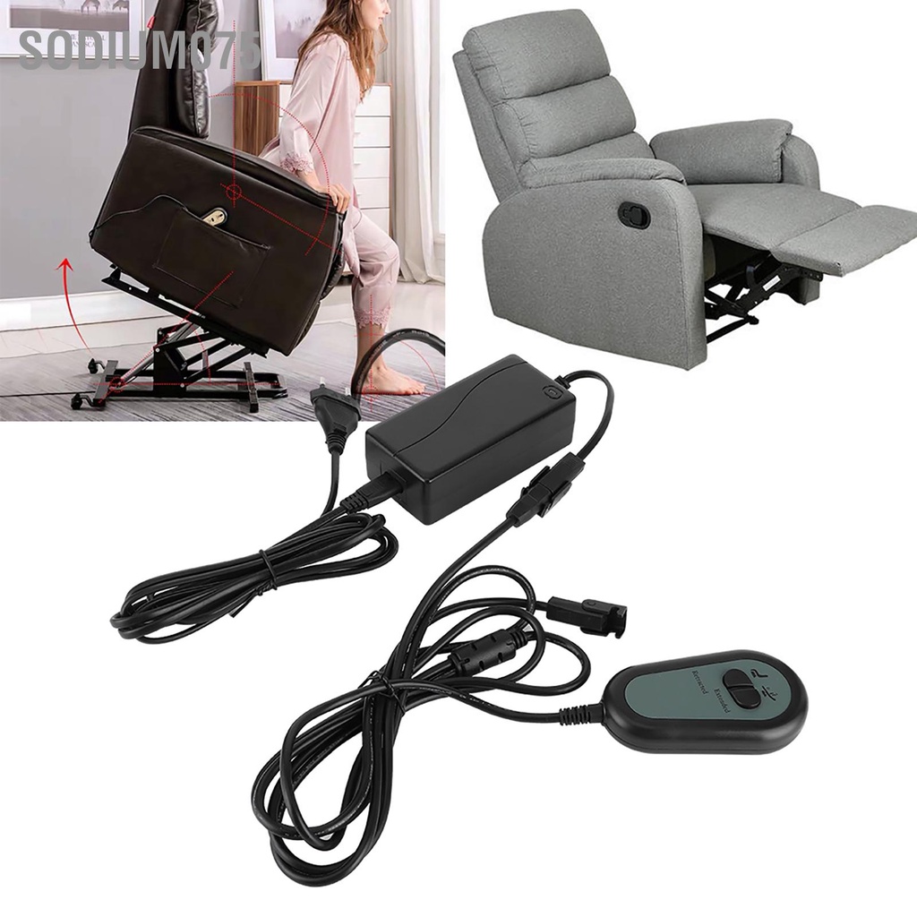 Có thể bán buôn Bộ điều khiển nâng hạ ghế sofa gia đình tựa Ghế bằng tay 01 Nam EU 100‑240V Sodium075 Hàng giao ngay